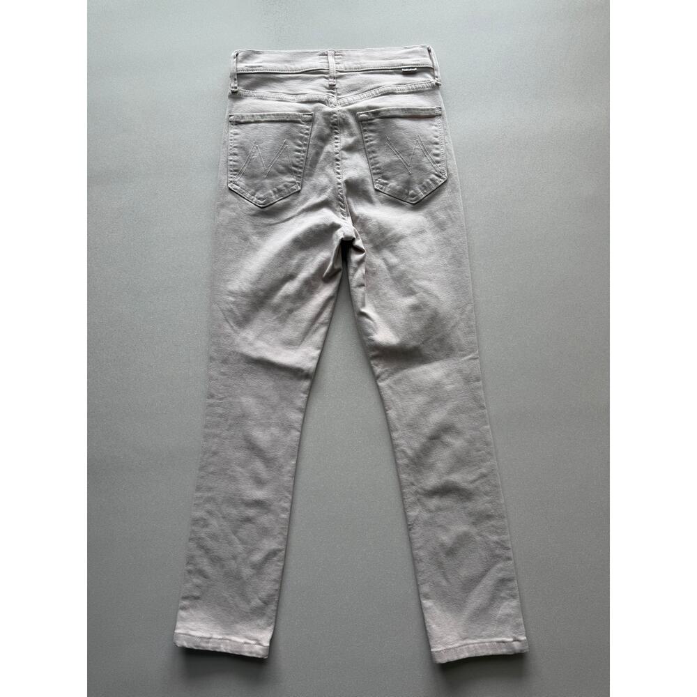 Mother Women's The Dazzler Hover Wash Pale Peach Straight Leg Jeans Size 26 - Picture 5 of 14